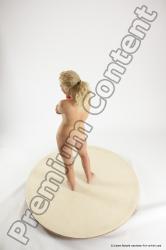 Nude Woman White Standing poses - ALL Slim long blond Standing poses - simple Multi angle poses Pinup