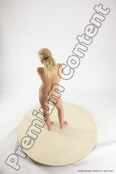 Nude Woman White Standing poses - ALL Slim long blond Standing poses - simple Multi angle poses Pinup