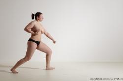 Nude Martial art Woman White Standing poses - ALL Average medium colored Standing poses - simple Dynamic poses Pinup