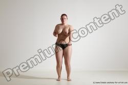 Nude Martial art Woman White Standing poses - ALL Average medium colored Standing poses - simple Dynamic poses Pinup