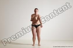 Nude Martial art Woman White Standing poses - ALL Average medium colored Standing poses - simple Dynamic poses Pinup