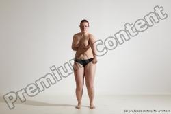 Nude Martial art Woman White Standing poses - ALL Average medium colored Standing poses - simple Dynamic poses Pinup