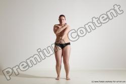 Nude Martial art Woman White Standing poses - ALL Average medium colored Standing poses - simple Dynamic poses Pinup