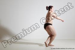 Nude Martial art Woman White Moving poses Average medium colored Dynamic poses Pinup