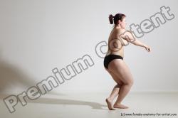 Nude Martial art Woman White Moving poses Average medium colored Dynamic poses Pinup