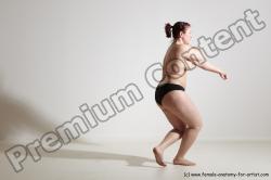 Nude Martial art Woman White Moving poses Average medium colored Dynamic poses Pinup