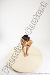 Nude Woman White Standing poses - ALL Athletic long brown Standing poses - simple Multi angle poses Pinup