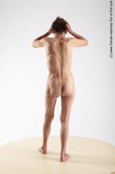 and more Nude Woman White Standing poses - ALL Underweight short grey Standing poses - simple Pinup