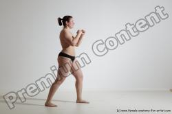 Nude Martial art Woman White Standing poses - ALL Average medium colored Standing poses - simple Standard Photoshoot Pinup