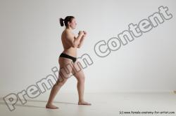 Nude Martial art Woman White Standing poses - ALL Average medium colored Standing poses - simple Standard Photoshoot Pinup