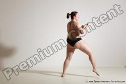 Nude Martial art Woman White Standing poses - ALL Average medium colored Standing poses - simple Standard Photoshoot Pinup