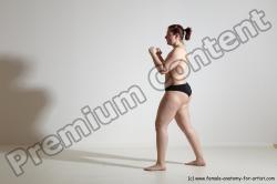 Nude Martial art Woman White Standing poses - ALL Average medium colored Standing poses - simple Standard Photoshoot Pinup