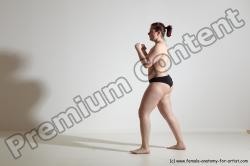 Nude Martial art Woman White Standing poses - ALL Average medium colored Standing poses - simple Standard Photoshoot Pinup