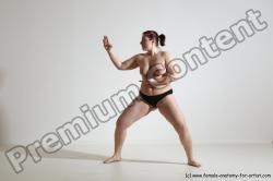 Nude Martial art Woman White Standing poses - ALL Average medium colored Standing poses - simple Dynamic poses Pinup