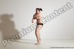 Nude Martial art Woman White Standing poses - ALL Average medium colored Standing poses - simple Dynamic poses Pinup