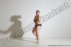 Nude Martial art Woman White Standing poses - ALL Average medium colored Standing poses - simple Dynamic poses Pinup