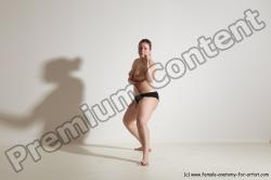 Nude Martial art Woman White Standing poses - ALL Average medium colored Standing poses - simple Dynamic poses Pinup