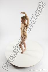 Nude Woman White Standing poses - ALL Athletic long blond Standing poses - simple Multi angle poses Pinup