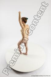 Nude Woman White Standing poses - ALL Athletic long blond Standing poses - simple Multi angle poses Pinup