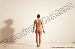 Nude Gymnastic poses Woman White Moving poses Athletic medium brown Dynamic poses Pinup