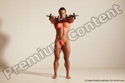 Angelina Bodybuilding poses