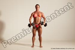 Angelina Bodybuilding poses