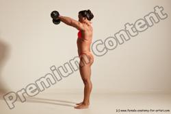 Angelina Bodybuilding poses