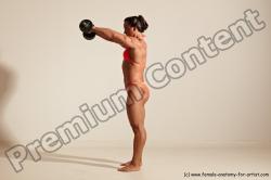 Angelina Bodybuilding poses