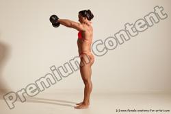 Angelina Bodybuilding poses