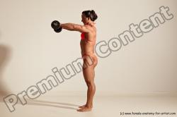 Angelina Bodybuilding poses