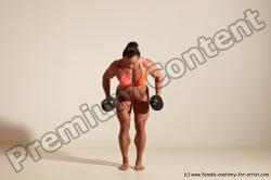 Angelina Bodybuilding poses