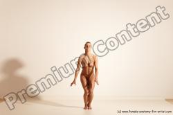 Nude Gymnastic poses Woman White Moving poses Athletic medium brown Dynamic poses Pinup