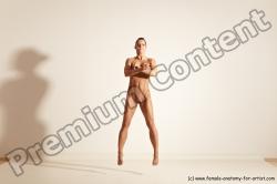 Nude Gymnastic poses Woman White Moving poses Athletic medium brown Dynamic poses Pinup