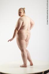 Nude Woman White Standing poses - ALL Overweight medium blond Standing poses - simple Standard Photoshoot Pinup