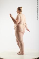 Nude Woman White Standing poses - ALL Overweight medium blond Standing poses - simple Standard Photoshoot Pinup