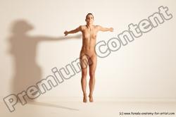 Nude Gymnastic poses Woman White Moving poses Athletic medium brown Pinup