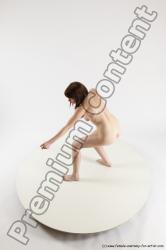 Nude Woman White Standing poses - ALL Slim medium brown Standing poses - simple Multi angle poses Pinup