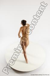 Nude Woman White Standing poses - ALL Slim long brown Standing poses - simple Multi angle poses Pinup