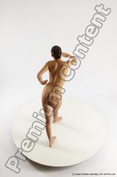 Nude Woman White Standing poses - ALL Slim long brown Standing poses - simple Multi angle poses Pinup