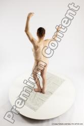 Nude Woman White Standing poses - ALL Slim long brown Standing poses - simple Multi angle poses Pinup