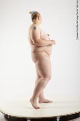 Nude Woman White Sitting poses - ALL Overweight medium blond Sitting poses - simple Standard Photoshoot Pinup