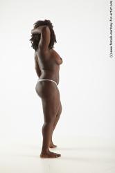 Nude Woman Black Standing poses - ALL Average medium black Standing poses - simple Standard Photoshoot Pinup