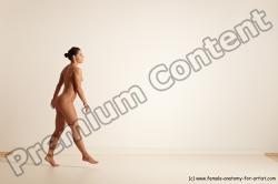 Nude Gymnastic poses Woman White Moving poses Athletic medium brown Dynamic poses Pinup