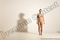 Nude Gymnastic poses Woman White Moving poses Athletic medium brown Dynamic poses Pinup