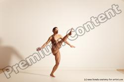 Nude Gymnastic poses Woman White Moving poses Athletic medium brown Dynamic poses Pinup