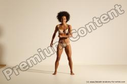 Underwear Gymnastic poses Woman Black Moving poses Athletic long black Dynamic poses Academic