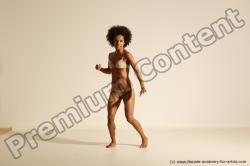 Underwear Gymnastic poses Woman Black Moving poses Athletic long black Dynamic poses Academic