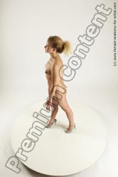 Nude Woman White Sitting poses - ALL Slim long blond Sitting poses - simple Multi angle poses Pinup