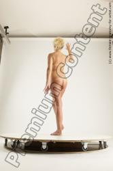 Nude Woman White Standing poses - ALL Slim medium blond Standing poses - simple Multi angle poses Pinup