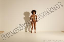 Underwear Gymnastic poses Woman Black Moving poses Athletic medium black Dynamic poses Academic